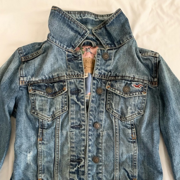 Hollister Jackets & Blazers - Hollister Crop Jean Jacket